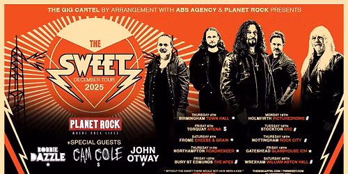 The Sweet + John Otway \/\/ Bury St Edmunds The Apex