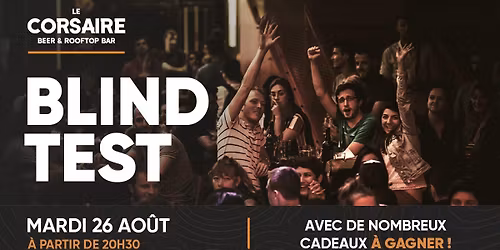 Le Corsaire - Blind Test by C\u00e9dric - Mardi 26 Ao\u00fbt