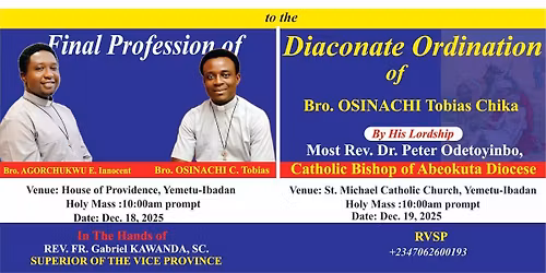 Final Religious Profession