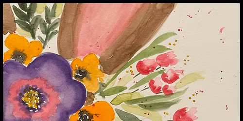 Spring Watercolor Paint and Sip