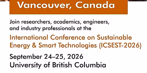 ICSEST-2026: International Conference on Sustainable Energy & Smart Technol