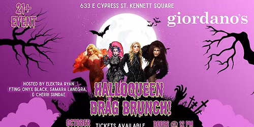 Giordano\u2019s Brunch, Please! HalloQueen Drag Brunch!