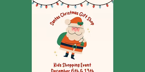 Kids Shopping Event and Santa Visit