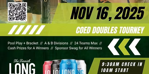 Long Drink Coed Doubles Tourney - November 16, 2025