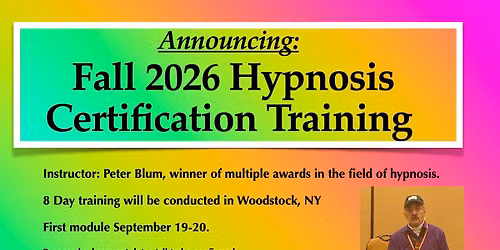 Hypnosis Certification Training