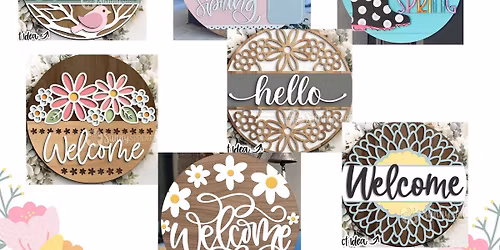 Spring Door Sign Class