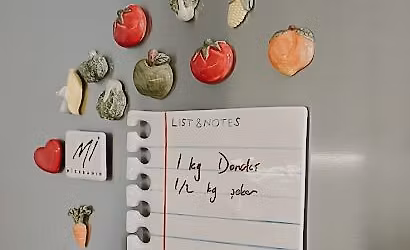 DIY Home: Ceramic Dry-Erase Fridge List