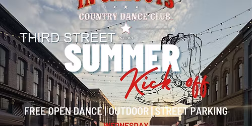 In Cahoots 3rd Street Summer Kick off at Jake\u2019s Corner Lounge 27MAY26