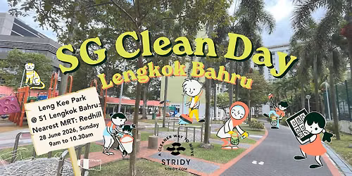 Community Cleanup @ Redhill (SG Clean Day)