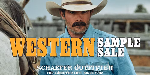 Schaefer Outfitter Sample Sale