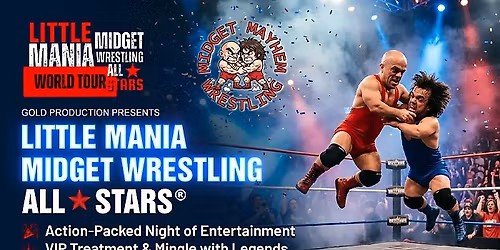 Sarasota, FL - Little Mania Midget Wrestling @ Rendezvous