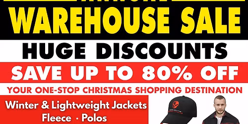 Annual Warehouse Sale