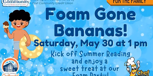 Summer Reading Kickoff Party: Foam Gone Bananas!