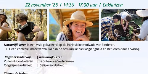 Lezing & Soep: Natuurlijk Leren in de praktijk