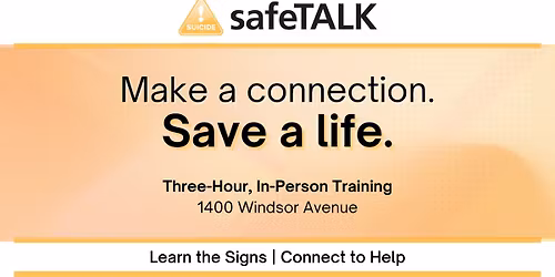 safeTALK: Suicide alertness training