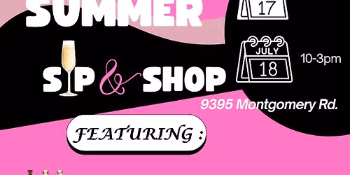 SUMMER SIP & SHOP