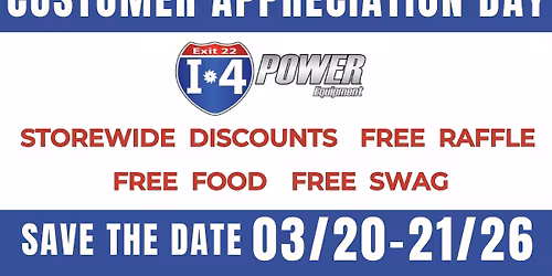 Annual Customer Appreciation Weekend