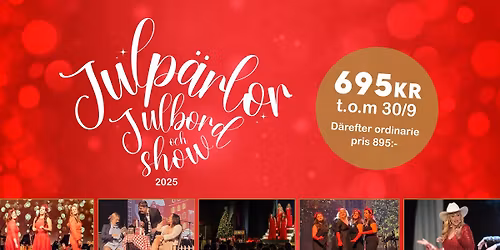 Julp\u00e4rlor 2025 - Julbord och Julshow