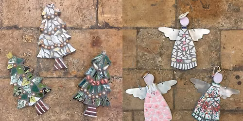 Christmas Tree and Angel Mosaic Workshop