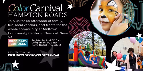 \ud83c\udfaa FREE Community Color Carnival \u2014 Hampton Roads