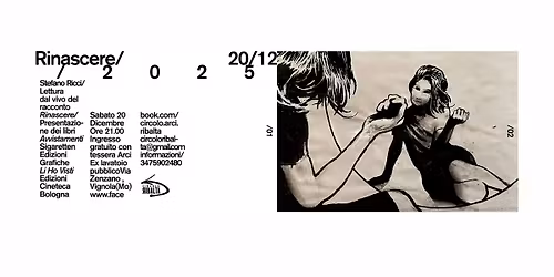 Stefano Ricci\/Letture dal  vivo del Racconto RINASCERE al Circolo Ribalta 