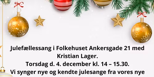 Julef\u00e6llessang, gl\u00f8gg og \u00e6bleskiver