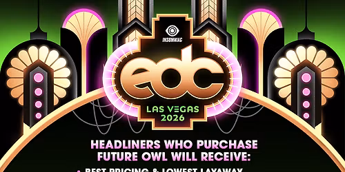 2026 Electric Daisy Carnival Las Vegas - 3 Day Camping Passes at Las Vegas Motor Speedway Camping Passes