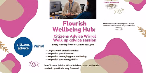 Citizens Advice Wirral Advice Walk up Session, Morning Event