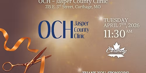 Ribbon Cutting - OCH Jasper County Clinic