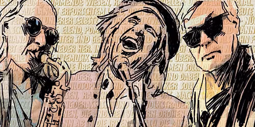 Dirk Z\u00f6llner & Co. | MACHANDELTAL - musikalische Lesung | Berlin | Showfenster Theater