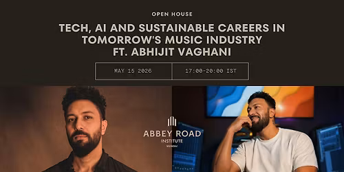 Tech, AI & Sustainable Careers in Music Industry Ft. Abhijit Vaghani