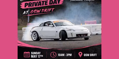OSW Private Day May 17th, 10am-3pm (16 drivers)