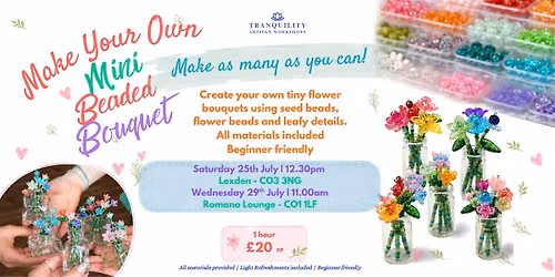 Make Your Own Colourful Mini Beaded Bouquet