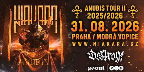 Anubis Tour II - Praha \/ Modr\u00e1 Vopice