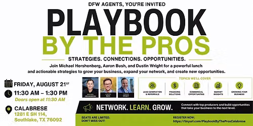 DFW Agent Growth Lunch: Strategies, Insights & Networking