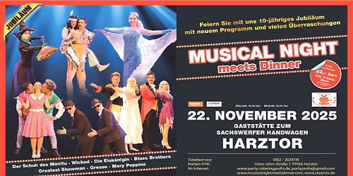 Musical Night meets Dinner - Im Sachswerfer Handwagen