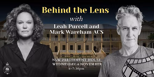 Behind the lens with Leah Purcell AM and Mark Wareham ACS