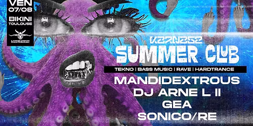 KARNAGE SUMMER CLUB #2 W\/ Mandidextrous, Dj Arne L II, GEA, Sonico\/re
