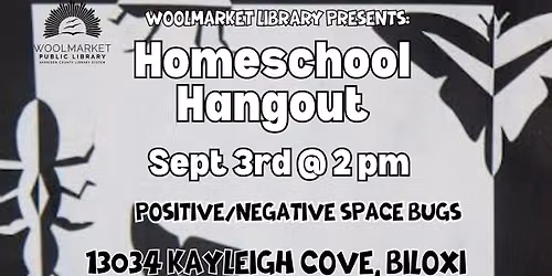 Homeschool Hangout- Positive\/Negative Space Bugs