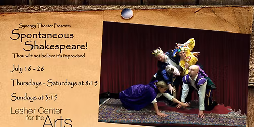 Spontaneous Shakespeare: An Improvised Comedy in the Style of the Immortal Bard!