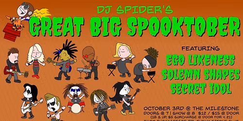 Ego Likeness\/ Solemn Shapes\/ Secret Idol - LIVE Charlotte, NC - 10\/3\/26