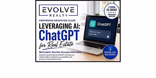 Leveraging AI: ChatGPT for Real Estate | 3-Hour CE Course