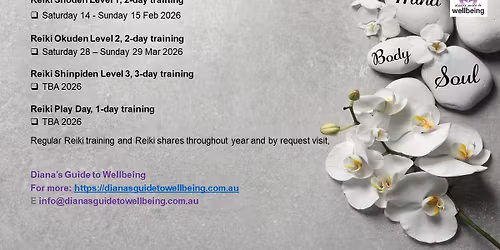 Usui Reiki Ryoho Okuden Level 2 Training Canberra, 2-day workshop