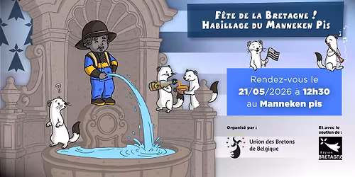 F\u00eate de la Bretagne - Habillage du Manneken Pis