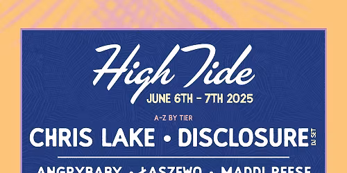 High Tide Festival - 2 Day Pass at Riverfront Park North Charleston