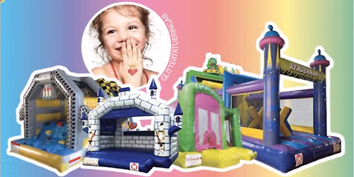 Hoppborgspark & Glittertatueringar!