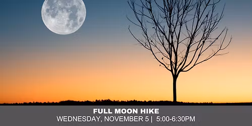 Full Moon Night Hike & Campfire
