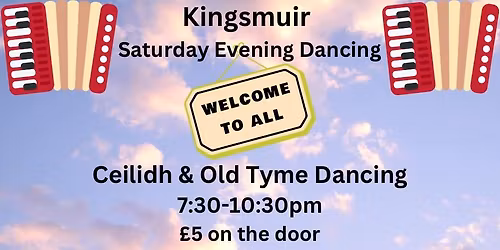 Saturday Evening Dancing with Scott Band