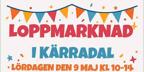 Loppmarknad i K\u00e4rradal (vid smedjan)