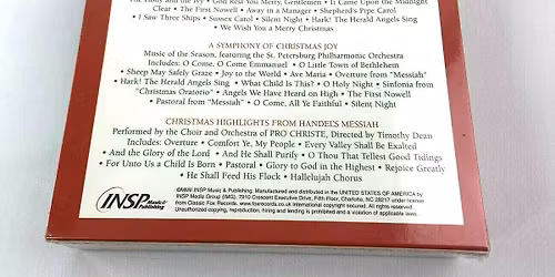 Symphony of the Hills: A Time to Rejoice - Handel's Messiah